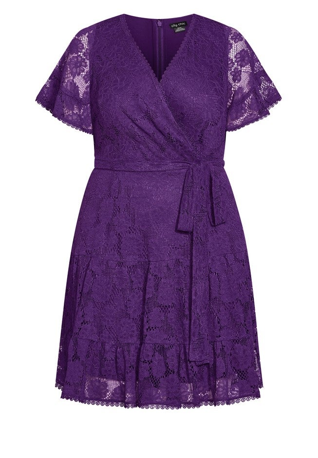 Garden Kisses Dress - petunia, PURPLE, alternate image number 4
