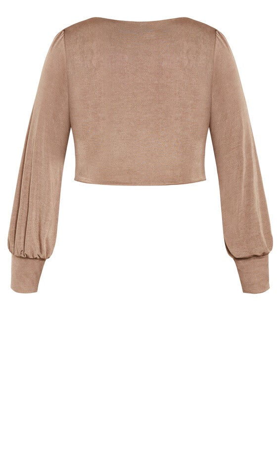 Baylee Top - mocha, BROWN, alternate image number 4