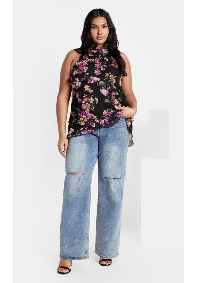 Kimmi Top - black, BLK PERFECT PETAL, on-hover image number 1