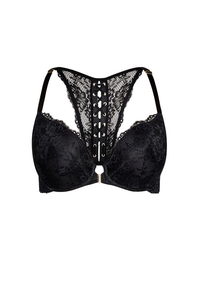 Pia Push Up Bra - black, BLACK, alternate image number null