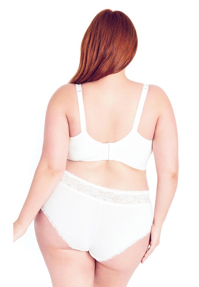 Wire Free Soft Cup Bra - white, WHITE, alternate image number null
