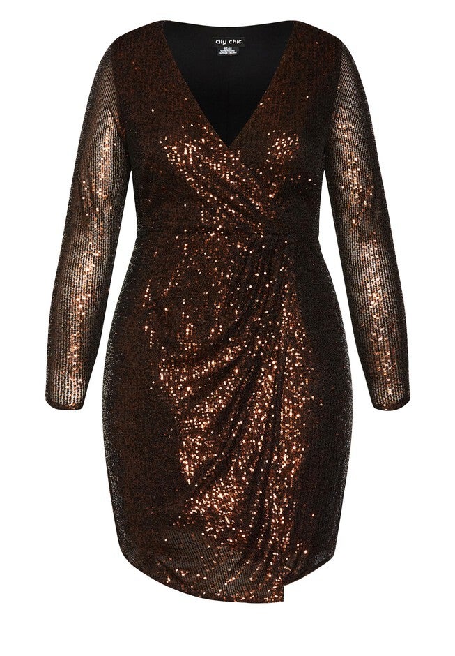 Razzle Dress - bronze, BROWN, alternate image number null