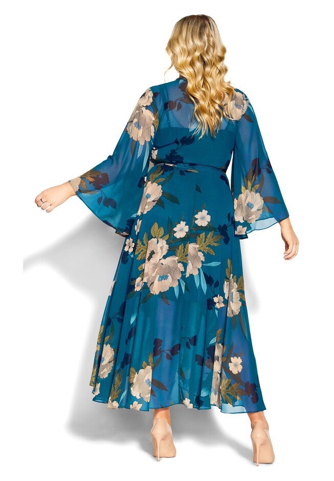 Eleanor Maxi Dress - teal, BLUE, alternate image number null