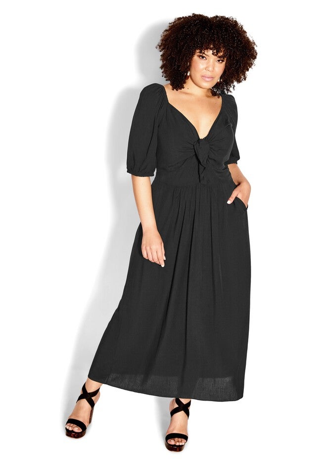 Villa Capri Maxi Dress - black, BLACK, hi-res image number 0