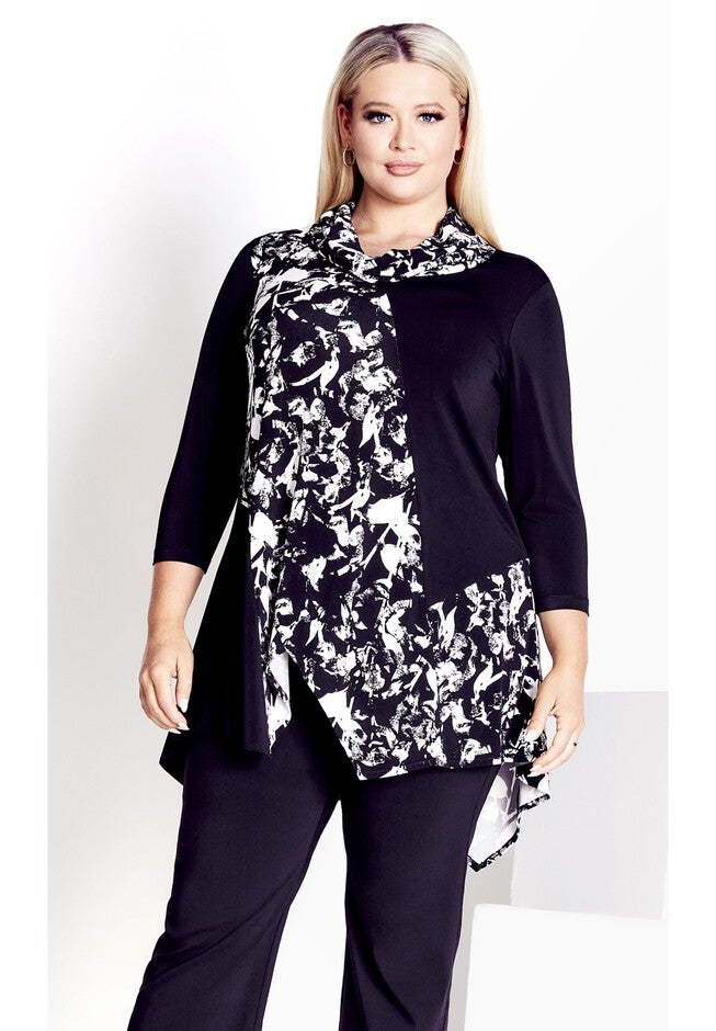 Piper Print Tunic, SILHOUETTE, hi-res image number null