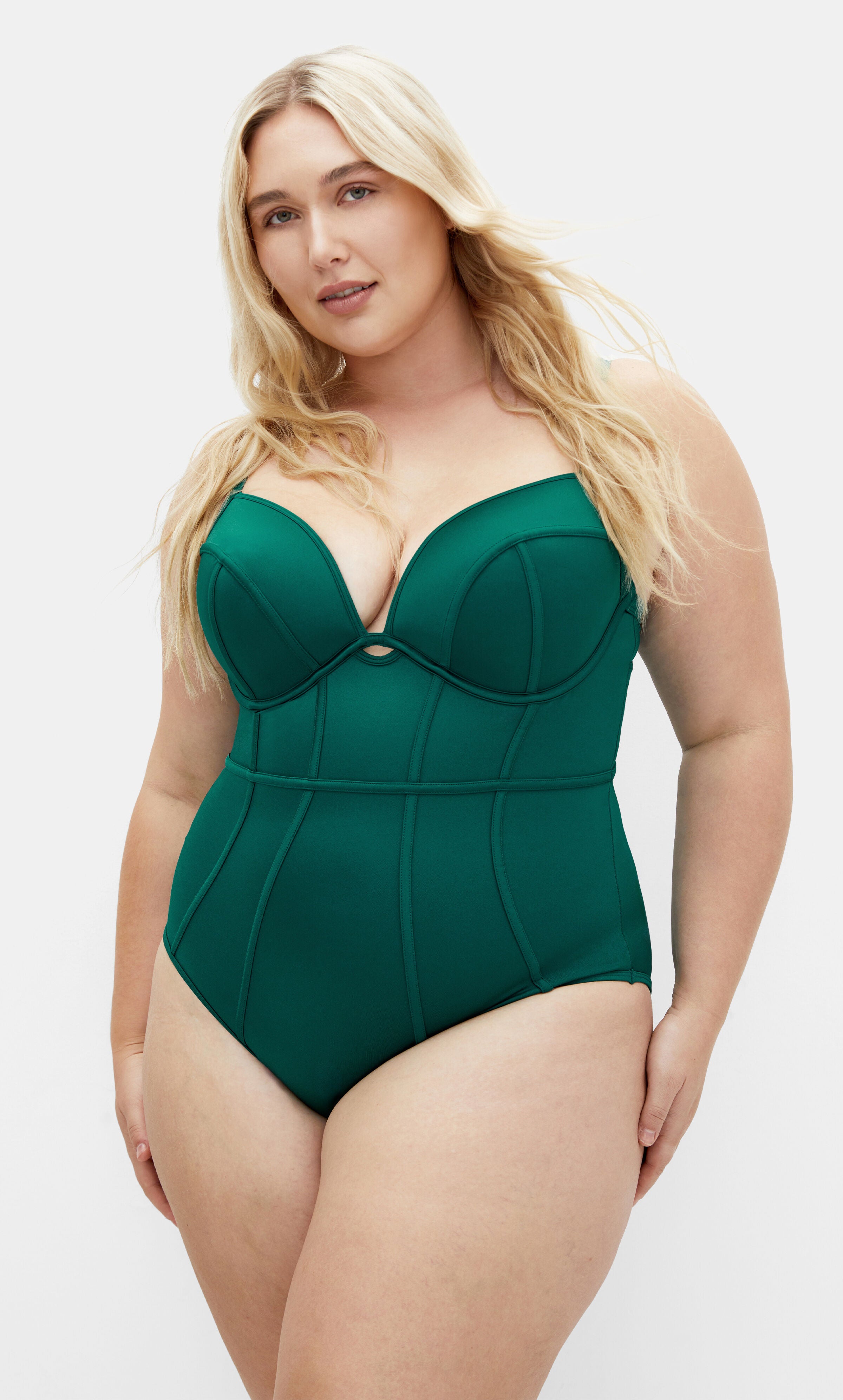 Grenada Underwire 1 Piece - emerald, GREEN, alternate image number 4