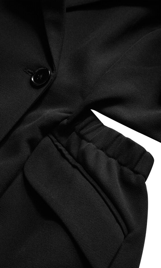 Tuxedo Twyla Dress - black, BLACK, alternate image number 6