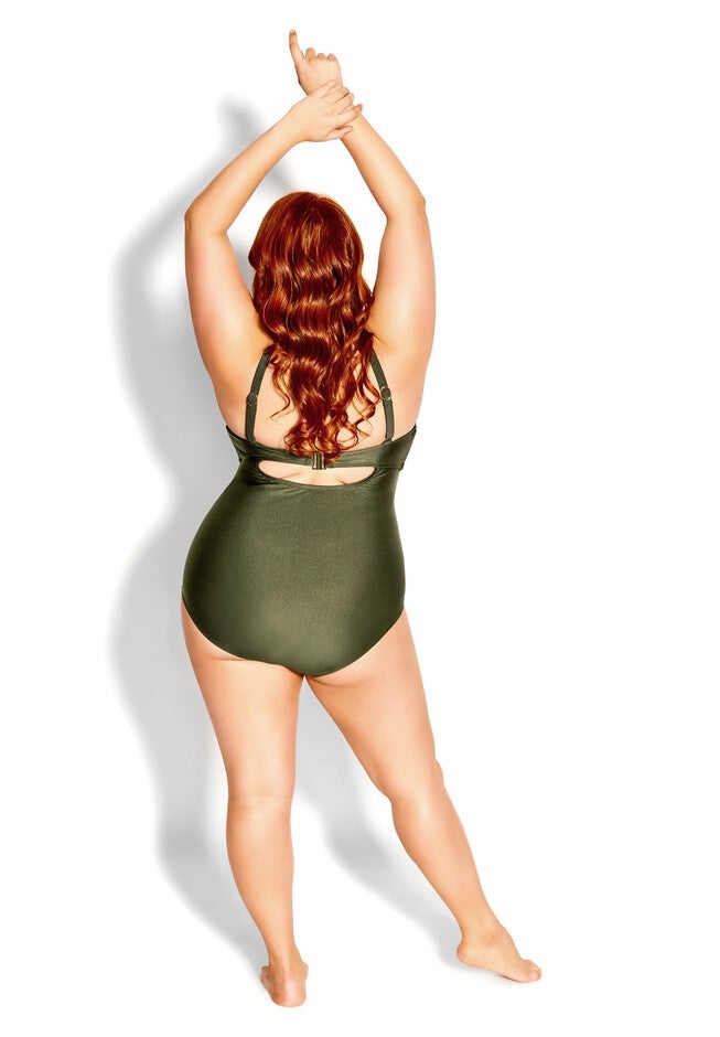 Cancun Underwire 1 Piece - khaki, BROWN, alternate image number null
