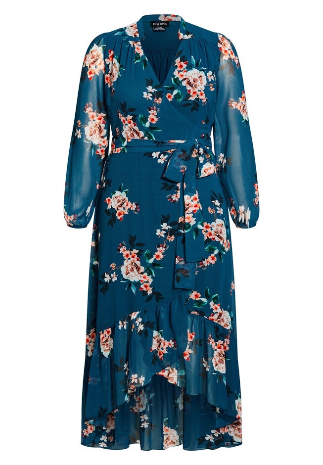 Vanessa Maxi Dress - teal, GREEN, alternate image number null