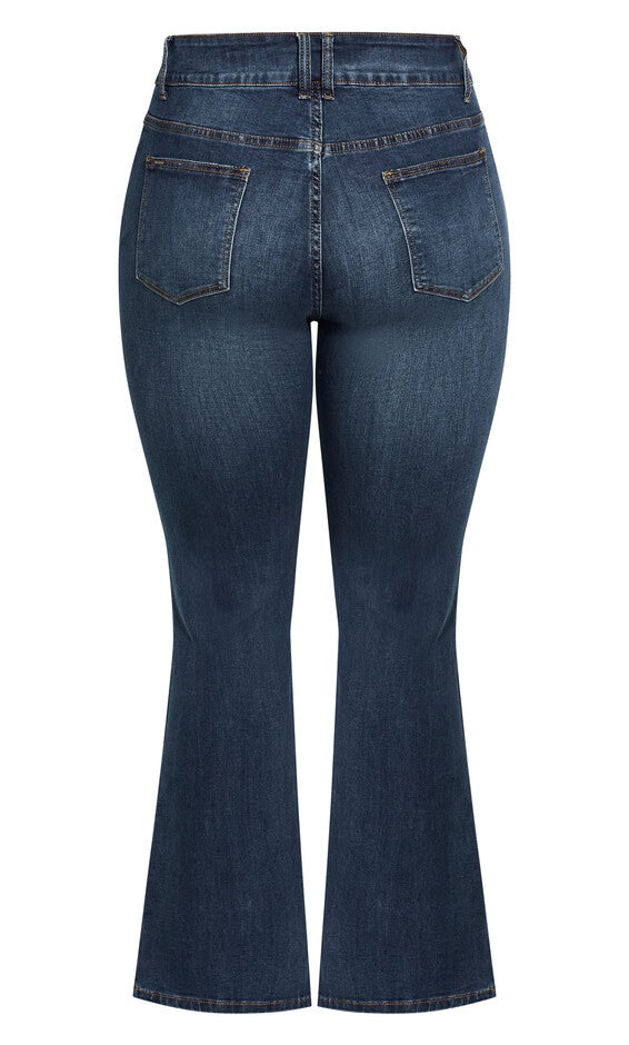 Harley Simple Bootleg Jean - indigo, BLUE, alternate image number null