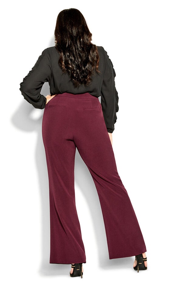 Tuxe Luxe Pant - claret, RED, alternate image number 4