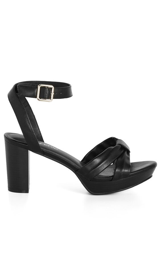 WIDE FIT Leah Platform - black, BLACK, hi-res image number 0