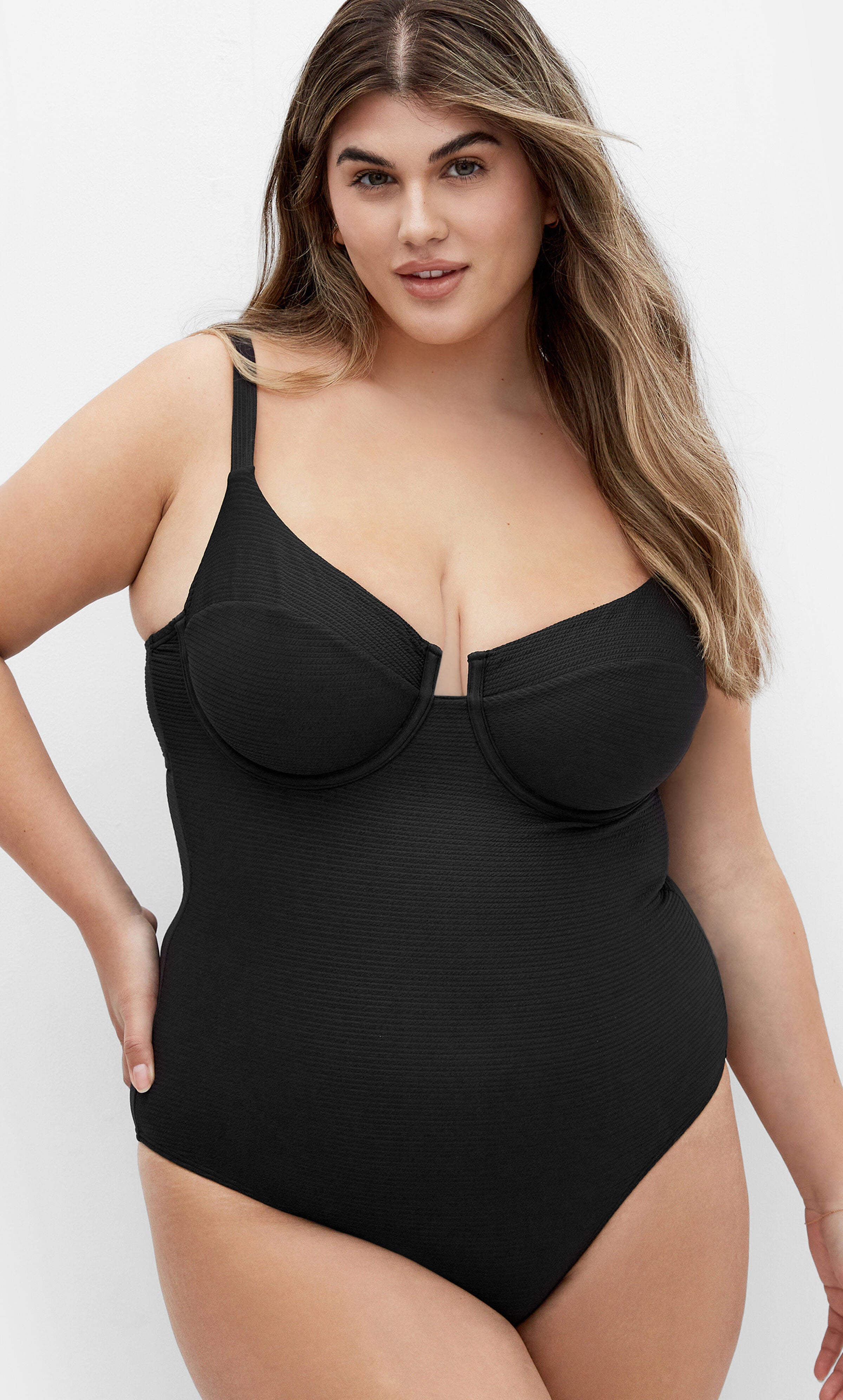 Alicante Underwire 1 Piece - black, BLACK, alternate image number 2