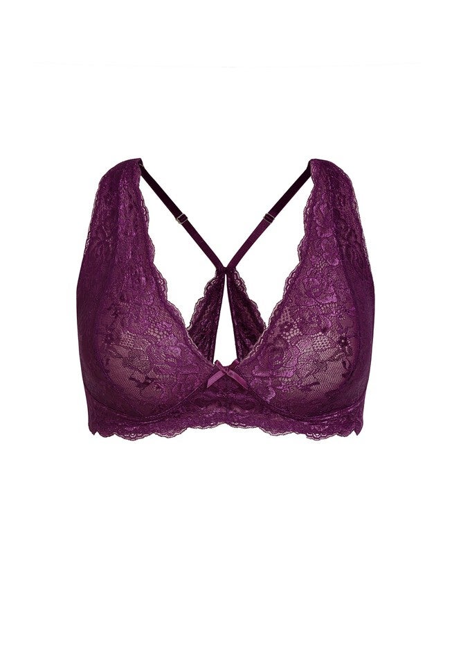 Zoey Bralette - amethyst, PURPLE, alternate image number null