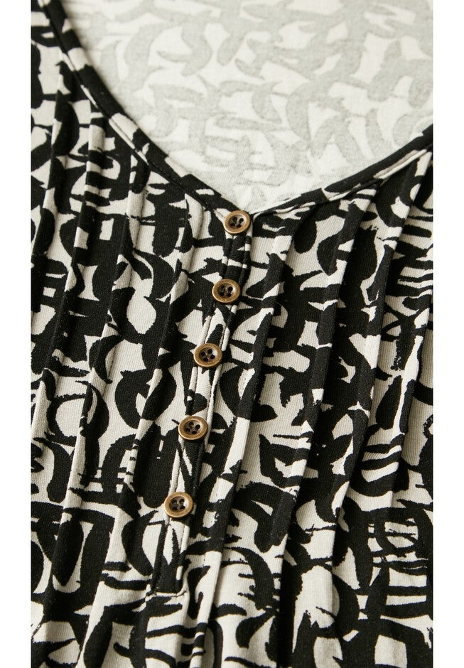 Valerie Print Tunic, GO CRAZY, alternate image number null