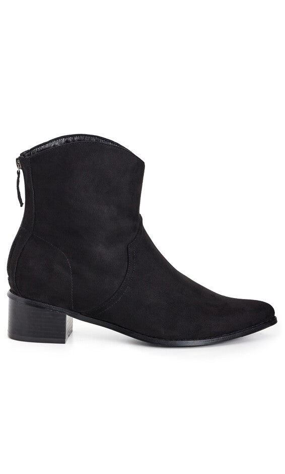 WIDE FIT Western Ankle Boot - black, BLACK, alternate image number 6