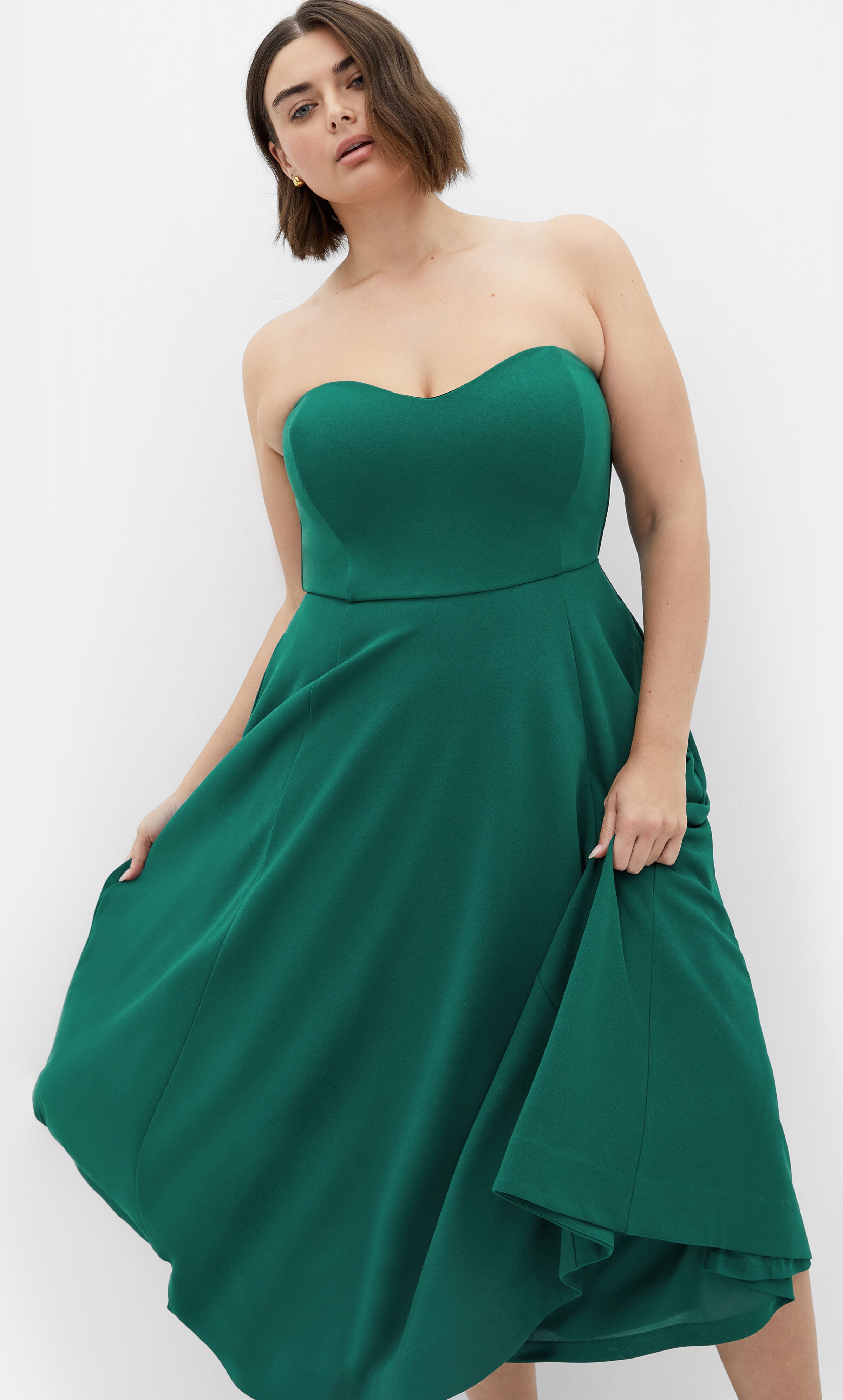 Sweet Flare Dress - sea green, GREEN, alternate image number 3