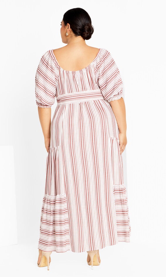 Jemima Dress - white, BROWN, alternate image number 5