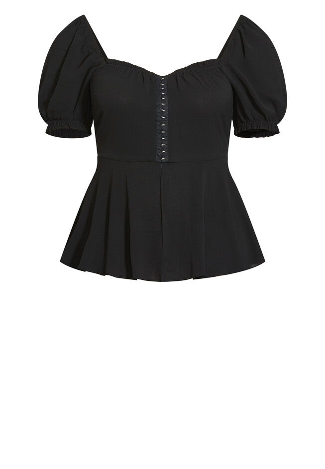 Quirky Top - black, BLACK, alternate image number 4