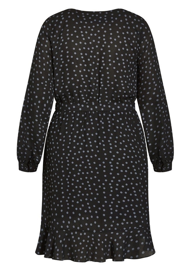 Amber Spot Dress - slate, GREY, alternate image number null