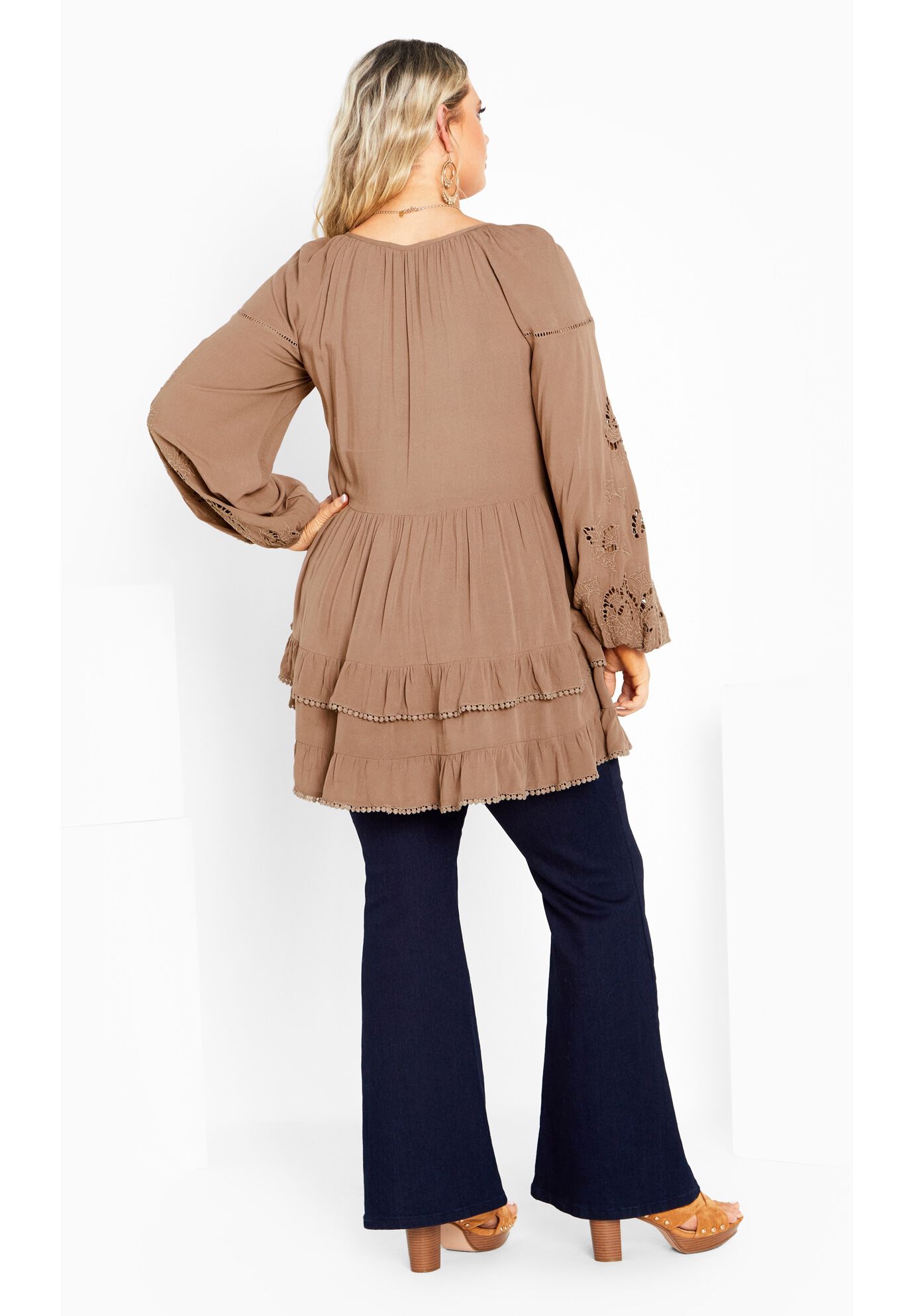 Macie Tunic, LATTE, on-hover image number 1