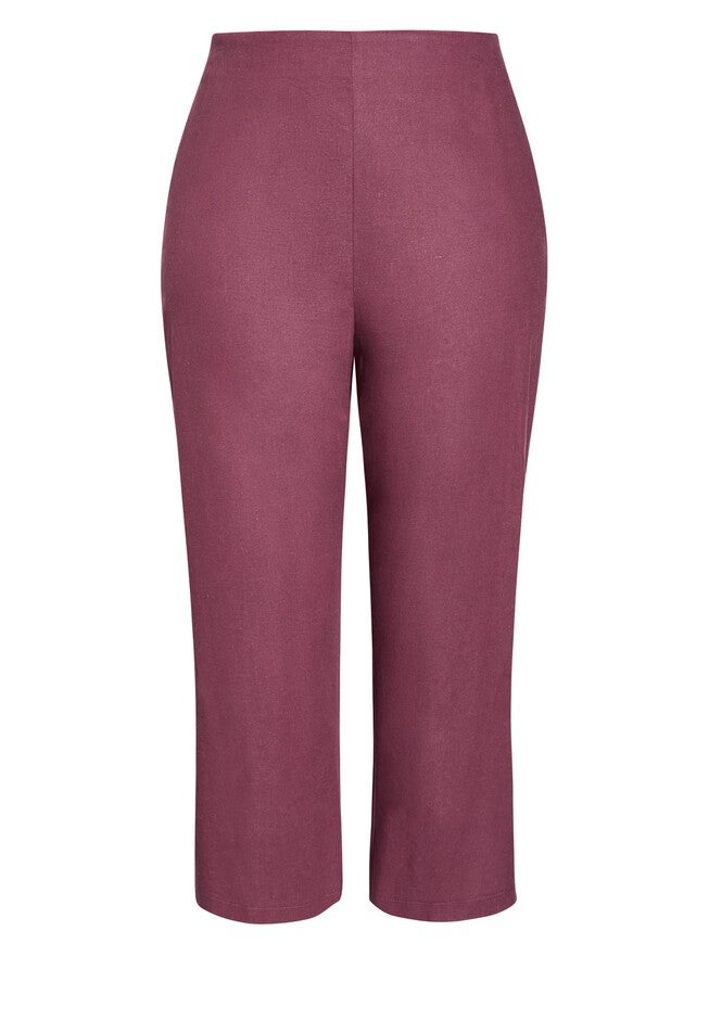 Botanical Pant - roseberry, PURPLE, alternate image number 2