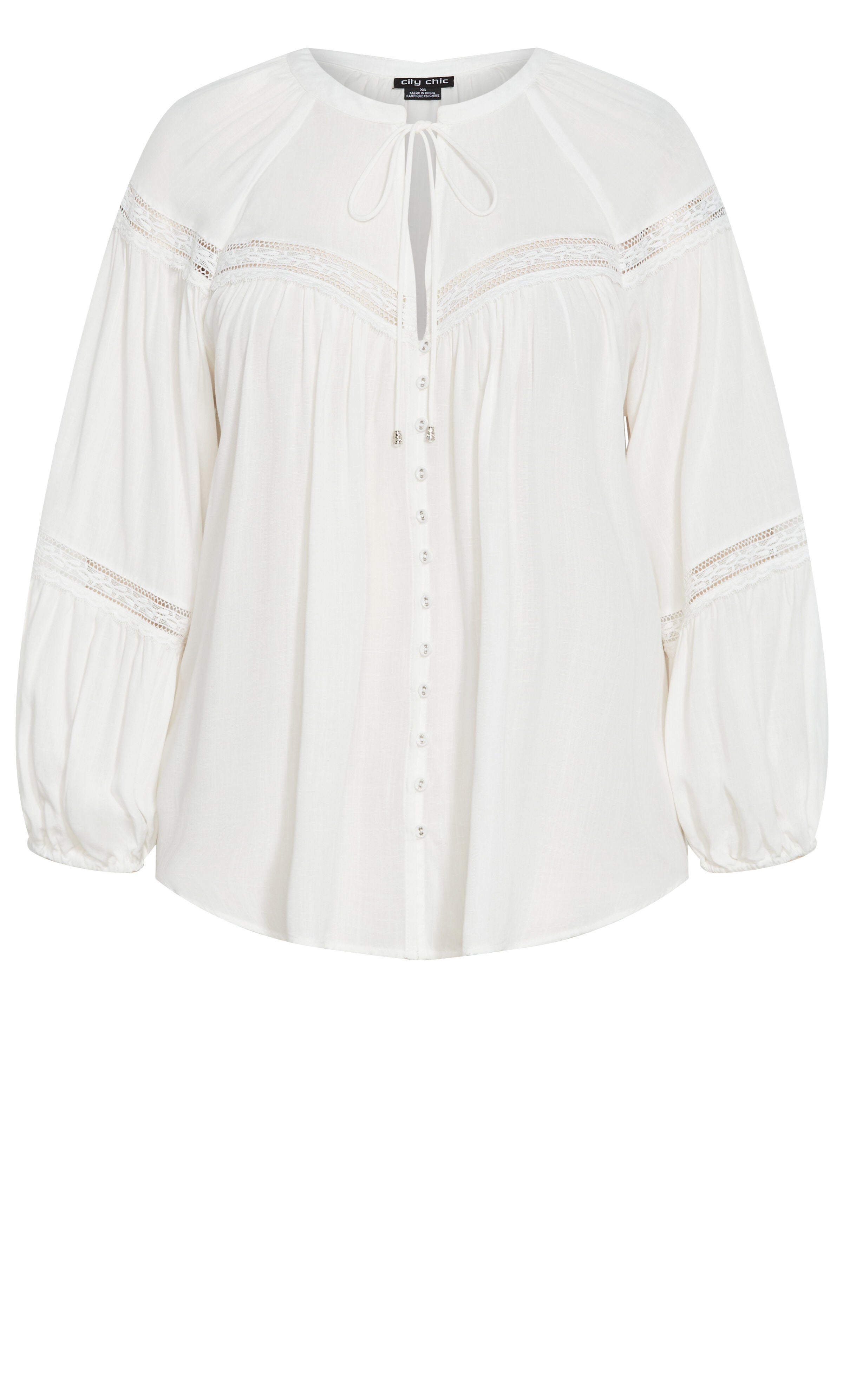 Averi Shirt - ivory, WHITE, alternate image number 3