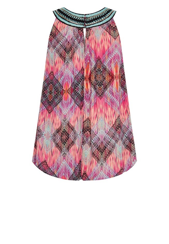 Mara Beaded Tunic, AZTEC SUNRISE, alternate image number null