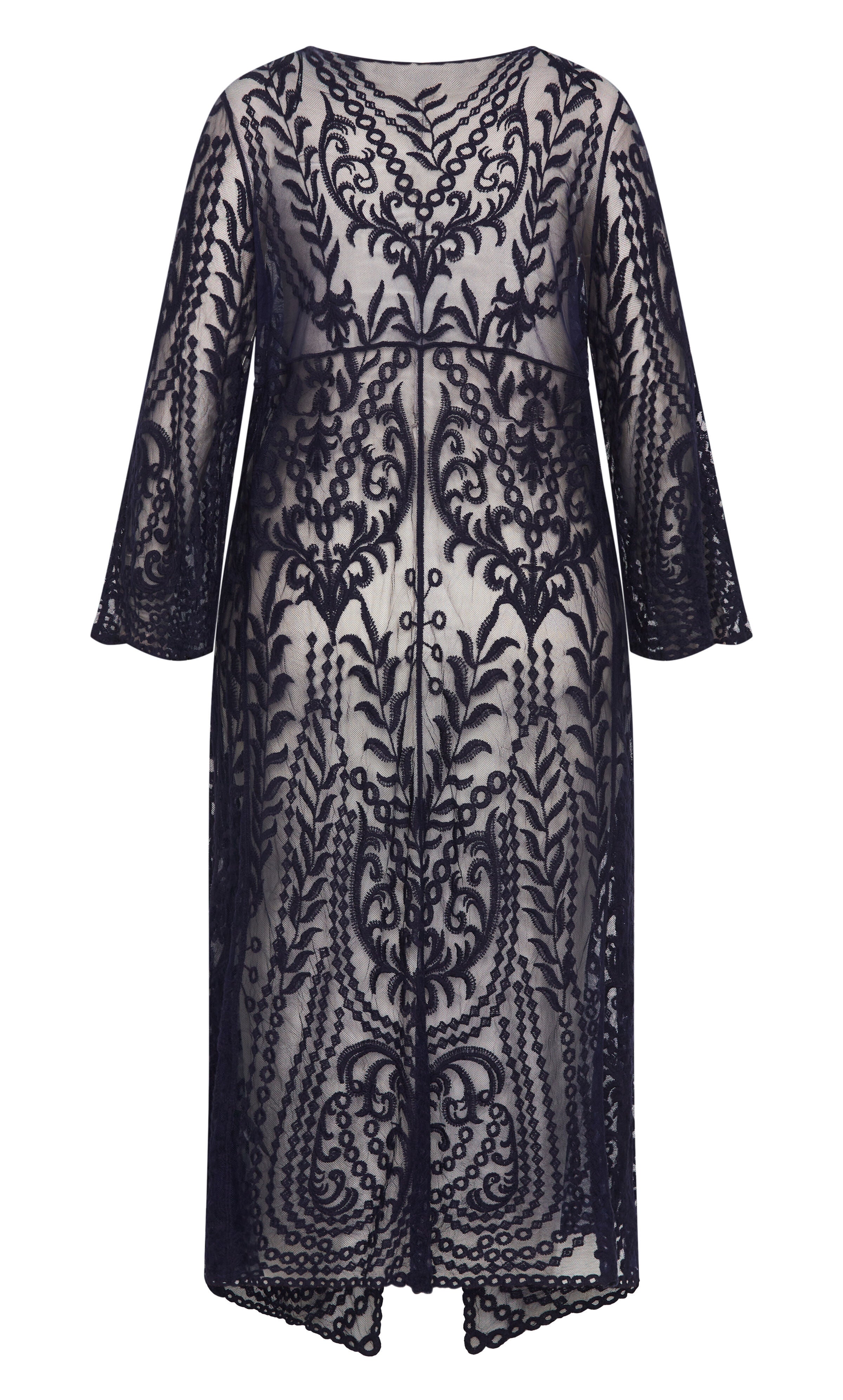 Pretty Thing Duster - navy, BLUE, alternate image number 5