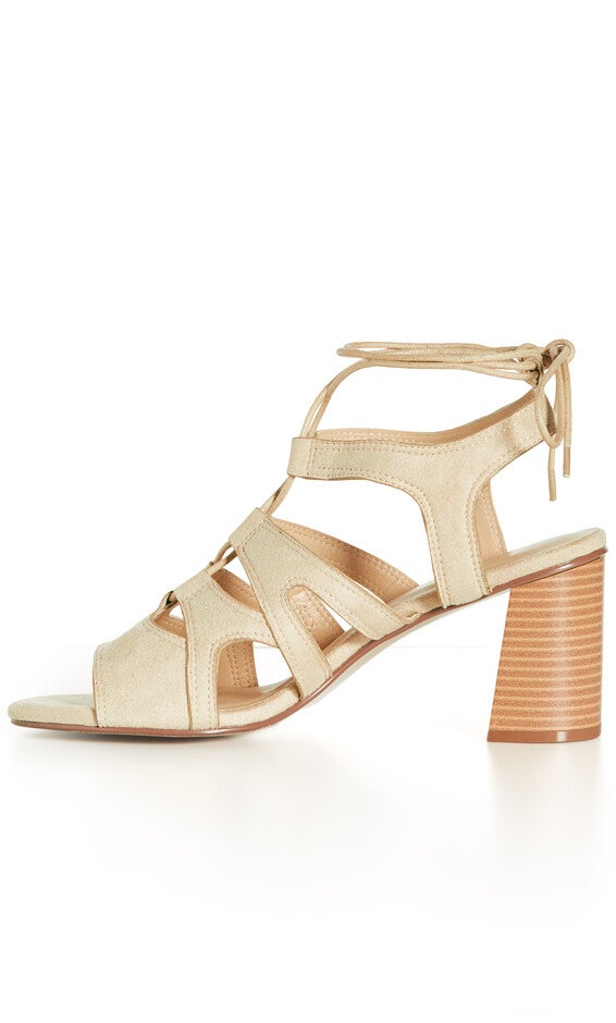 WIDE FIT Strap Lacey Heel - beige, BEIGE, alternate image number 4