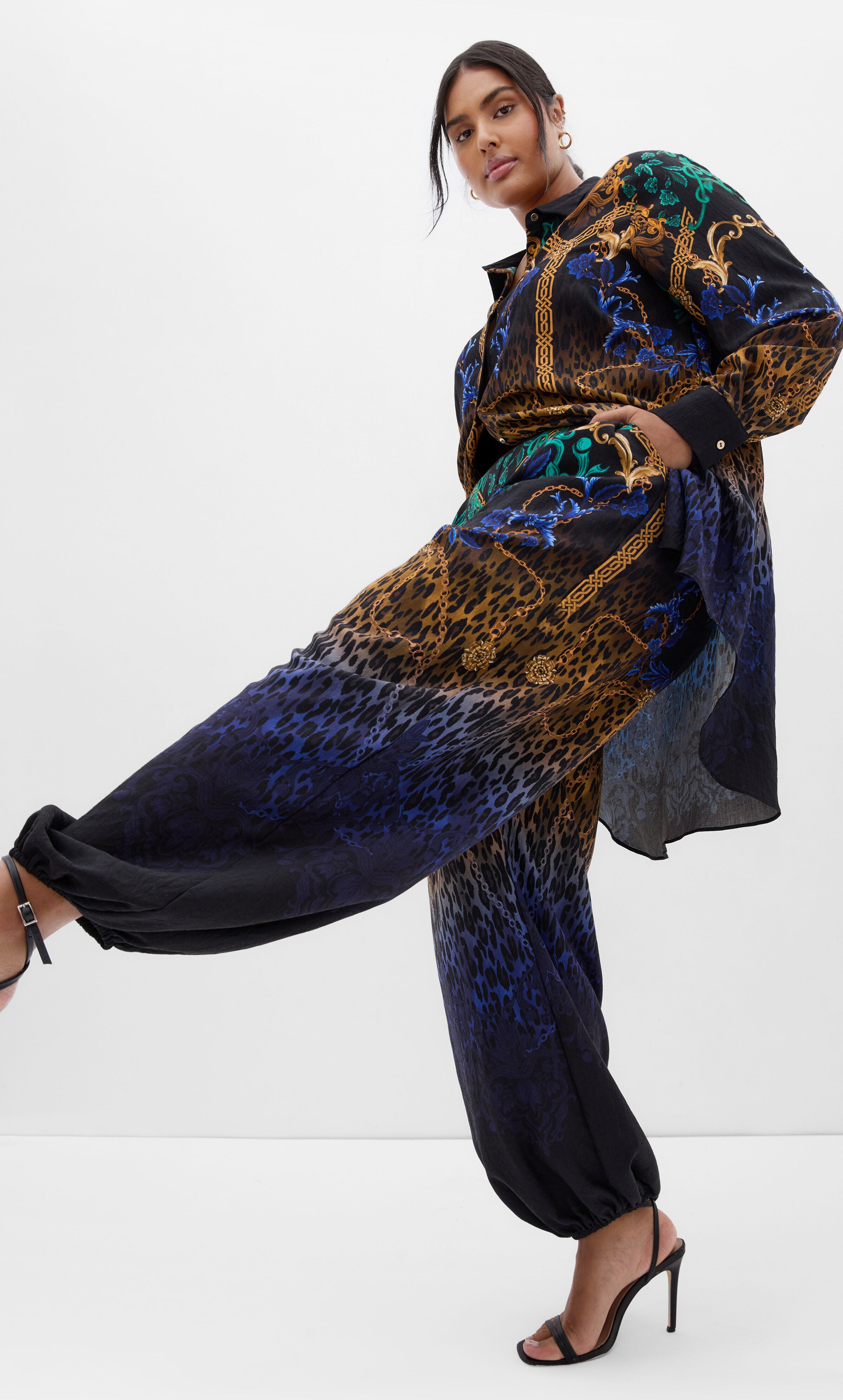 Savannah Decadence Pant - black, GREEN, hi-res image number 0