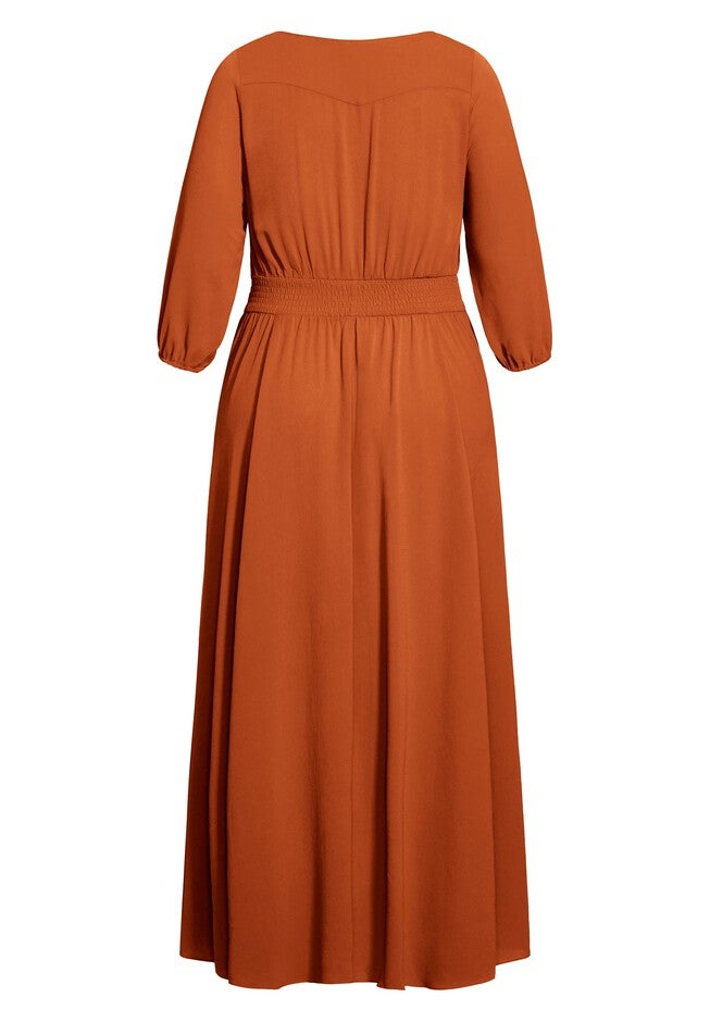Desire Maxi Dress - ginger, ORANGE, alternate image number null