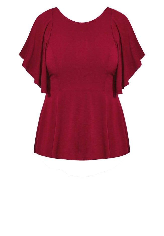 Romantic Mood Top - ruby, RED, alternate image number null