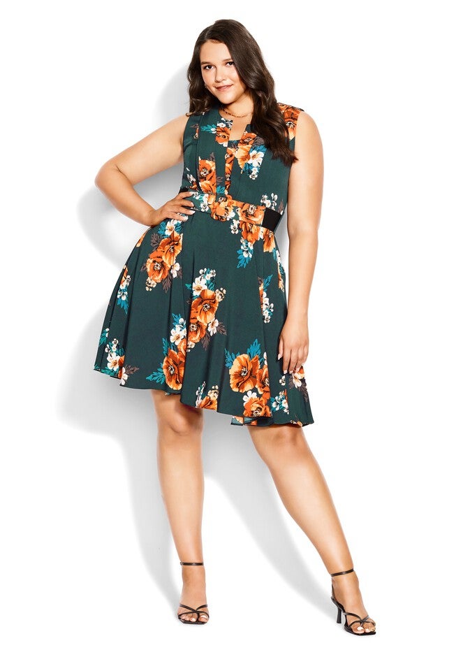 Angelica Dress - emerald, GREEN, hi-res image number null
