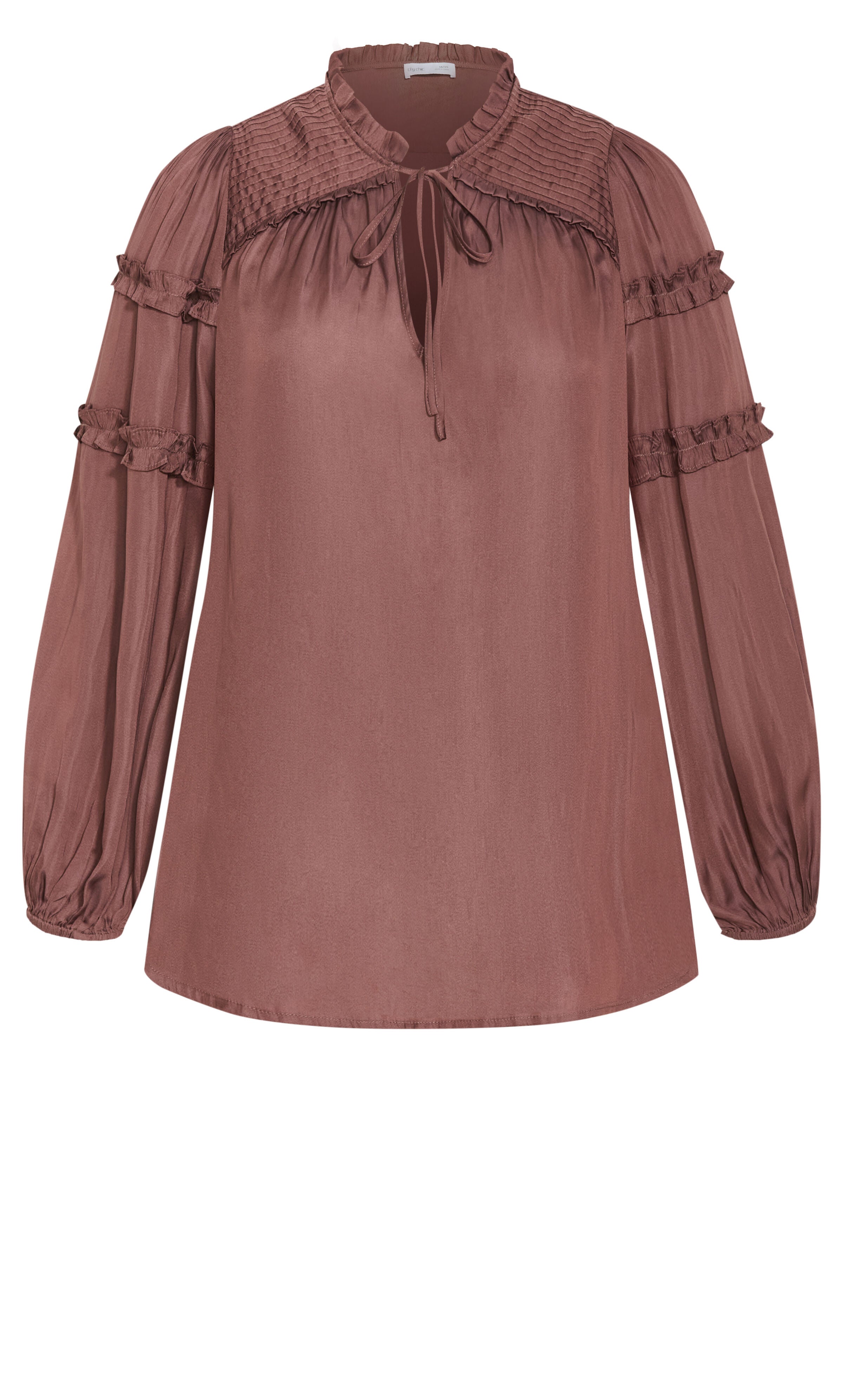 Drama Queen Long Sleeve Shirt, BROWN, alternate image number 5