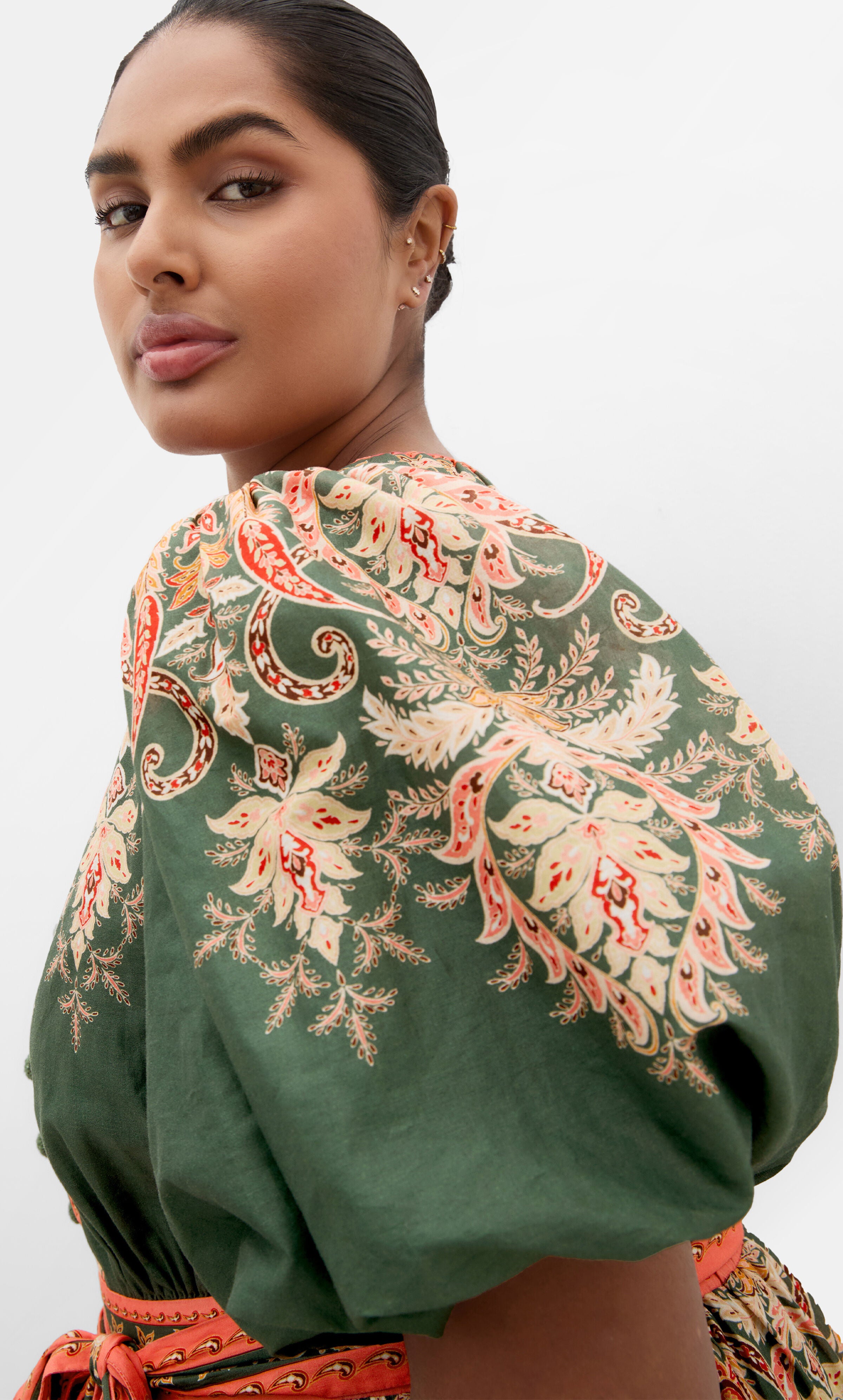 Higher Love Maxi Dress, GREEN, alternate image number 3