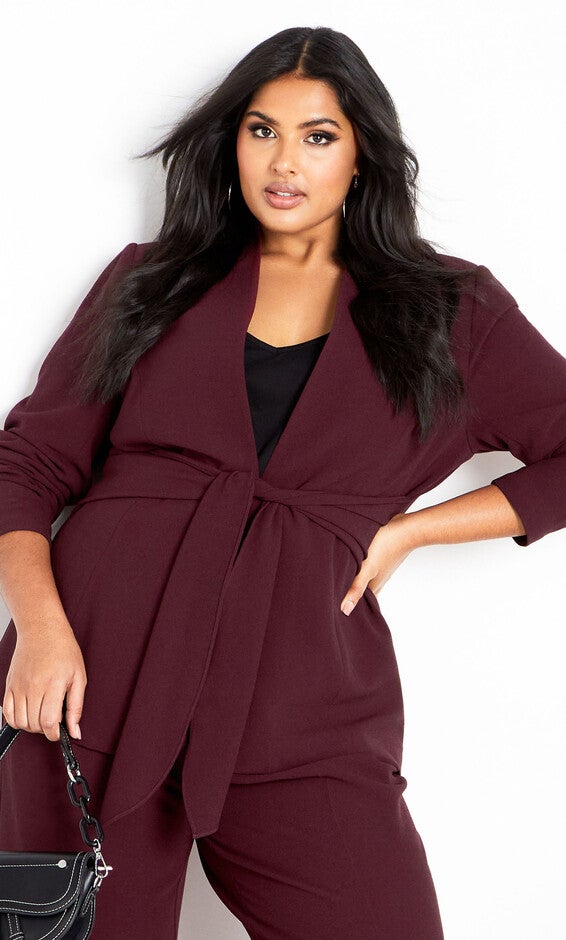 Audrie Jacket - oxblood, RED, hi-res image number 0