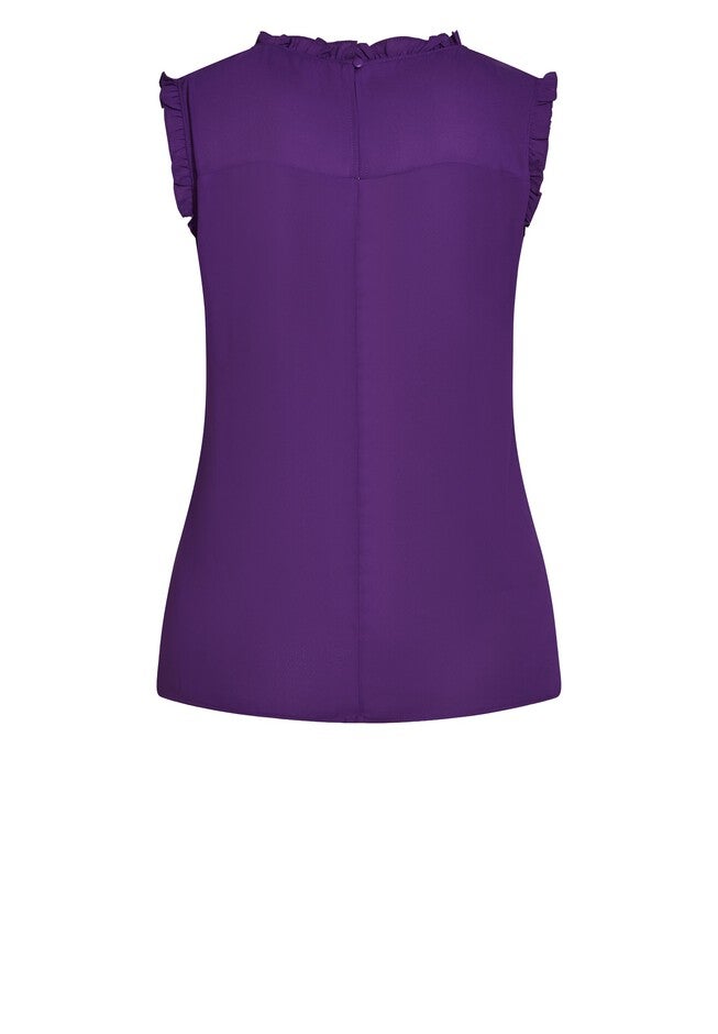 Lace Angel Top - petunia, PURPLE, alternate image number 3