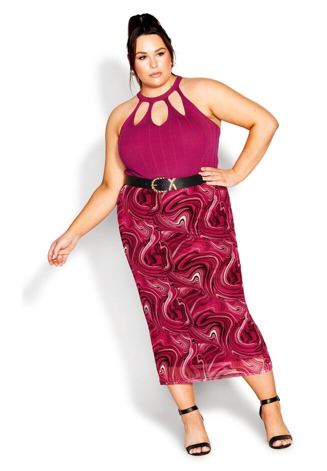 Aria Skirt - pink, PINK, hi-res image number 0