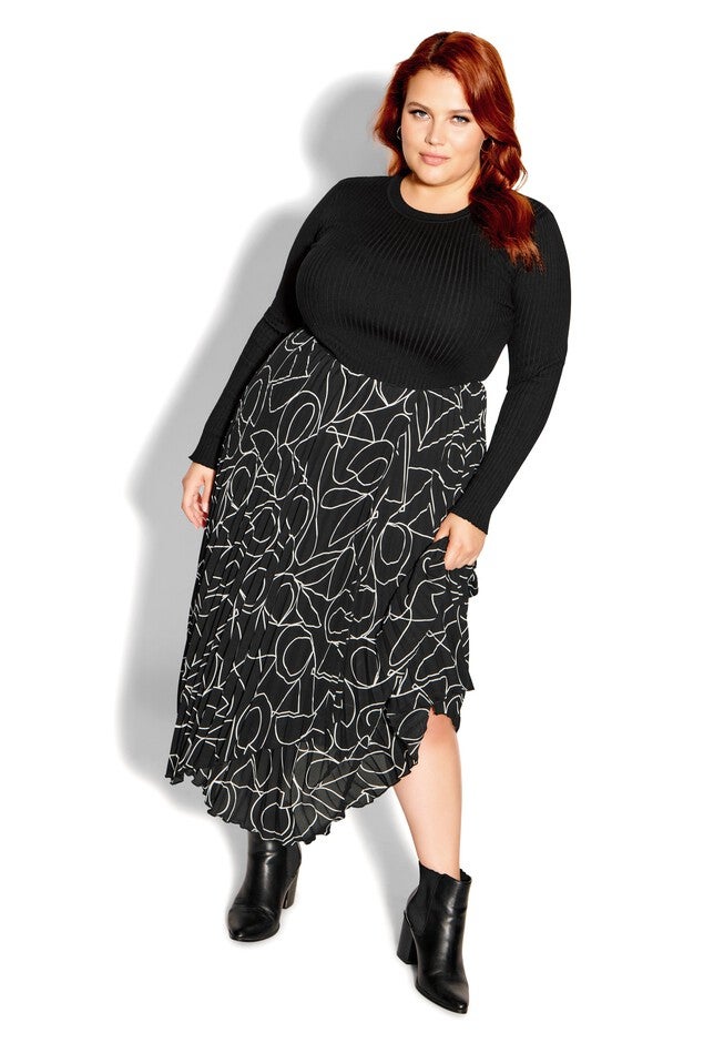 Mia Skirt - black, BLACK, hi-res image number null