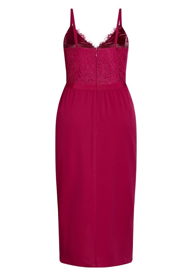 Lace Touch Dress - rosebud, PINK, alternate image number 3