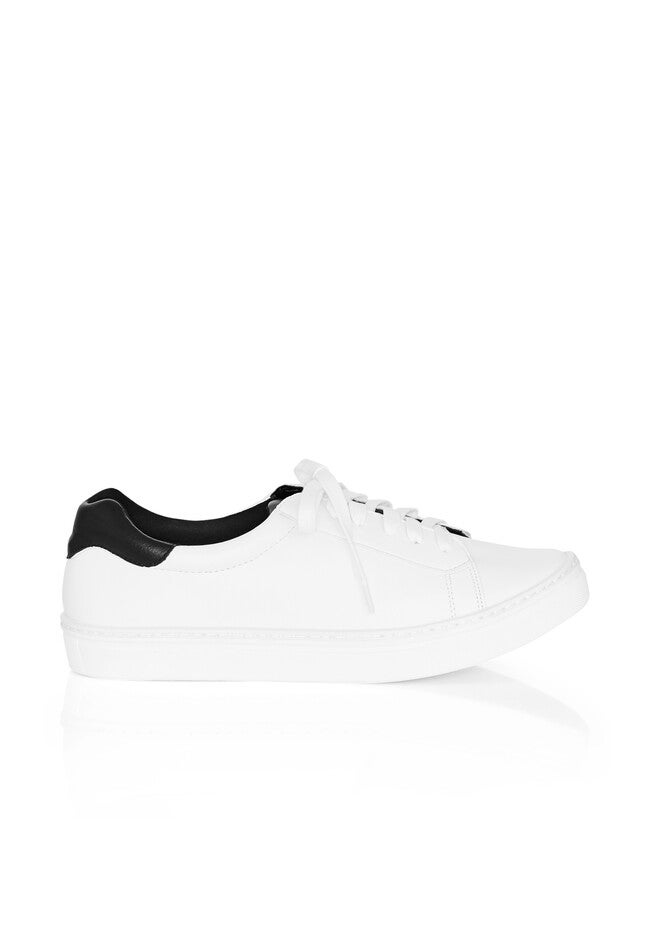 WIDE FIT Carrie Sneaker - white, WHITE, on-hover image number 1