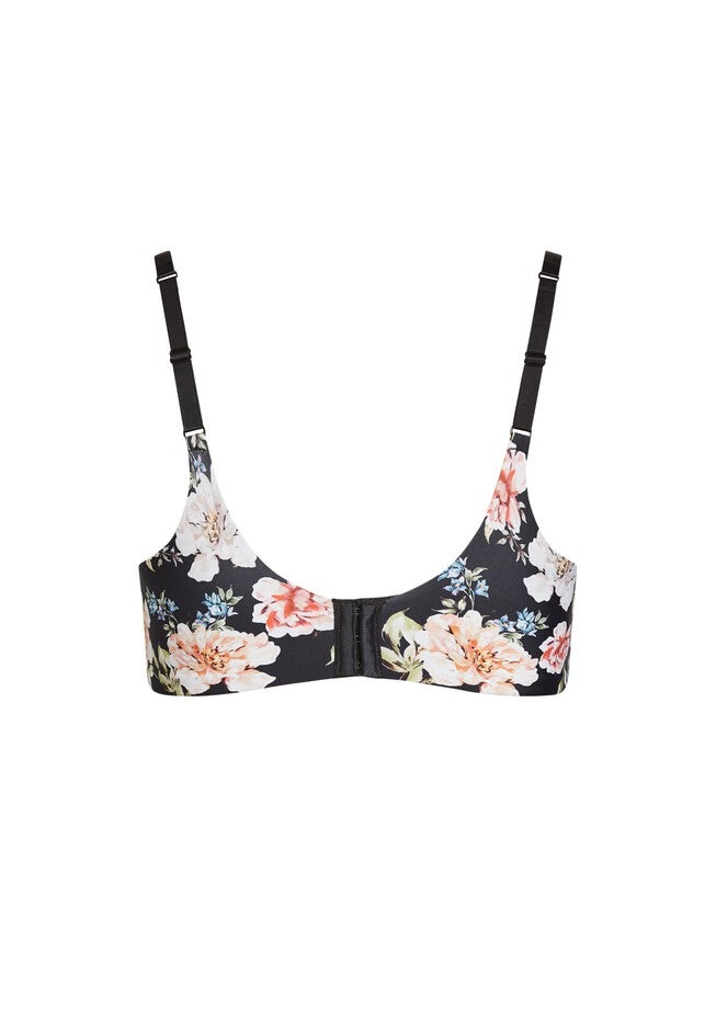 Smooth & Chic Print T-Shirt Bra - rosy, PINK, alternate image number null