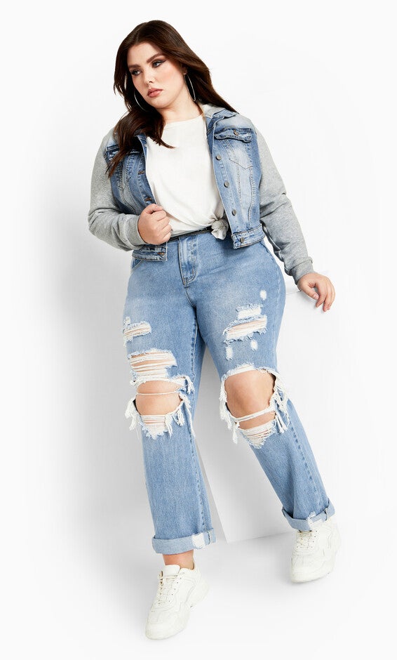 Denim Street Jacket - denim, BLUE, alternate image number 4