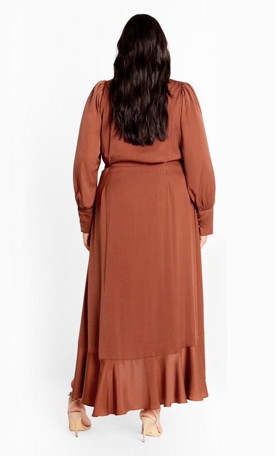 Oki Maxi Dress - copper, ORANGE, alternate image number null