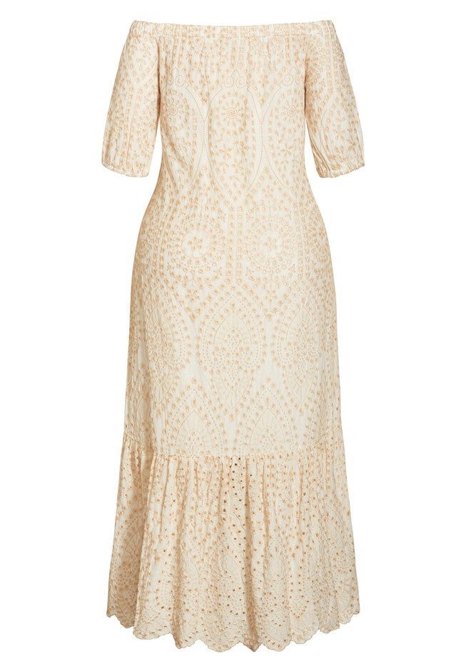 Sweet Love Embroidered Dress - ivory, WHITE, alternate image number null