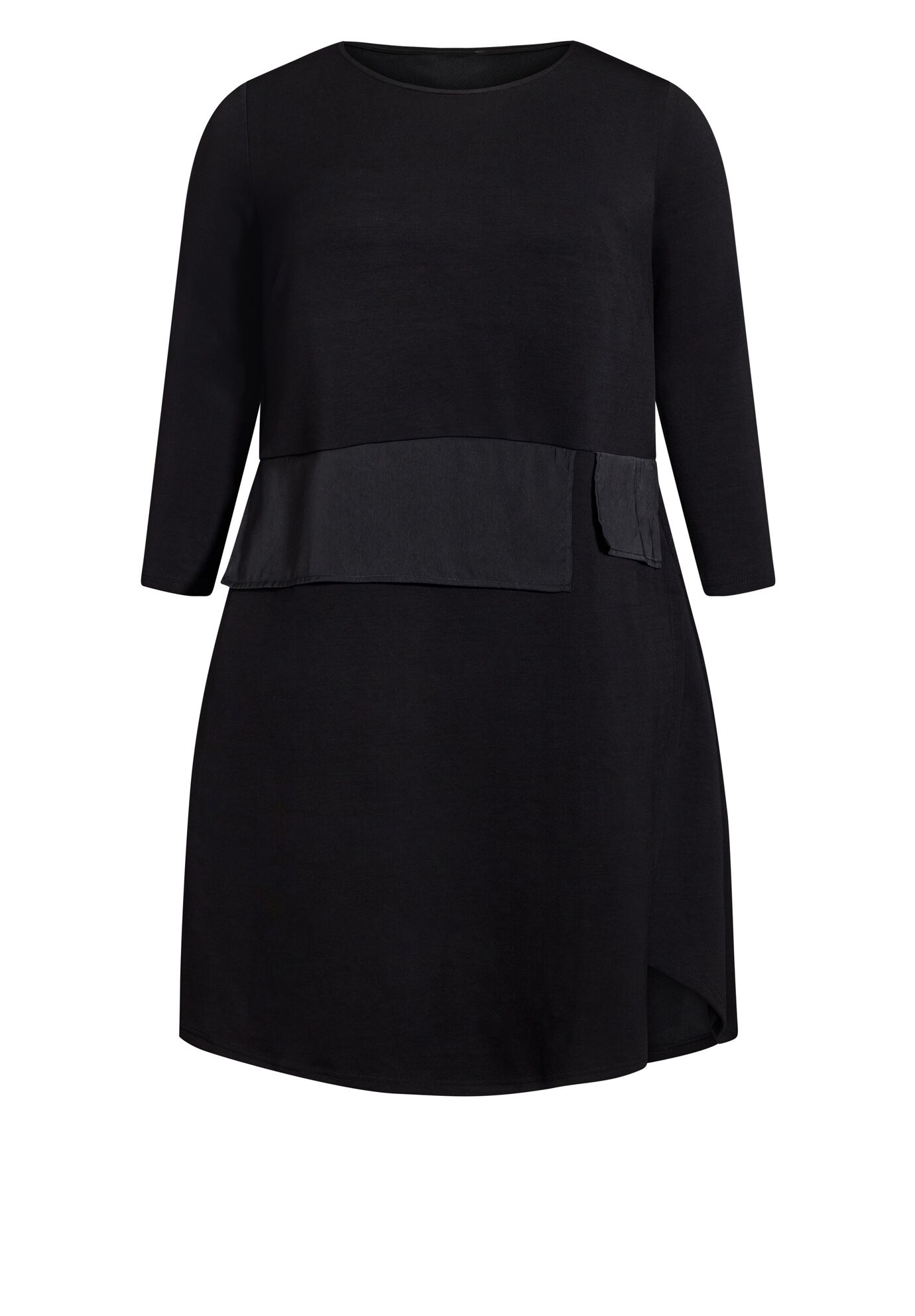 Beyond Knit Dress, BLACK, alternate image number 2