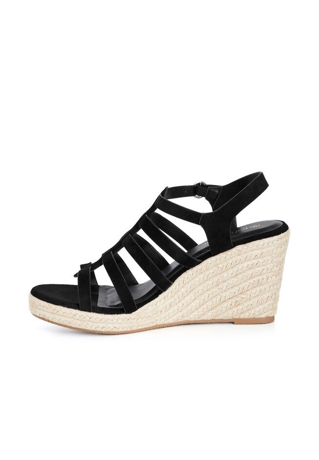 Millie Wedge - black, BLACK, alternate image number 3