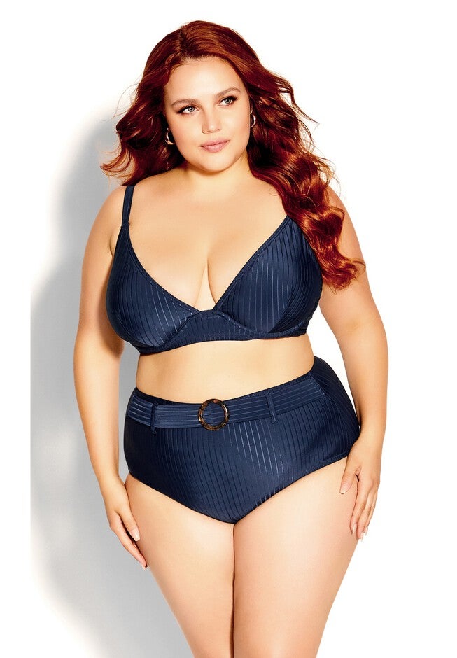 Java Longline Underwire Bikini Top - navy, BLUE, hi-res image number null