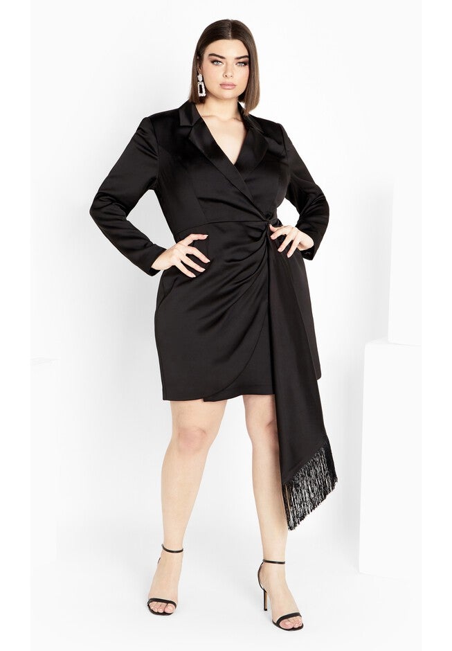 Elora Dress - black, BLACK, on-hover image number null